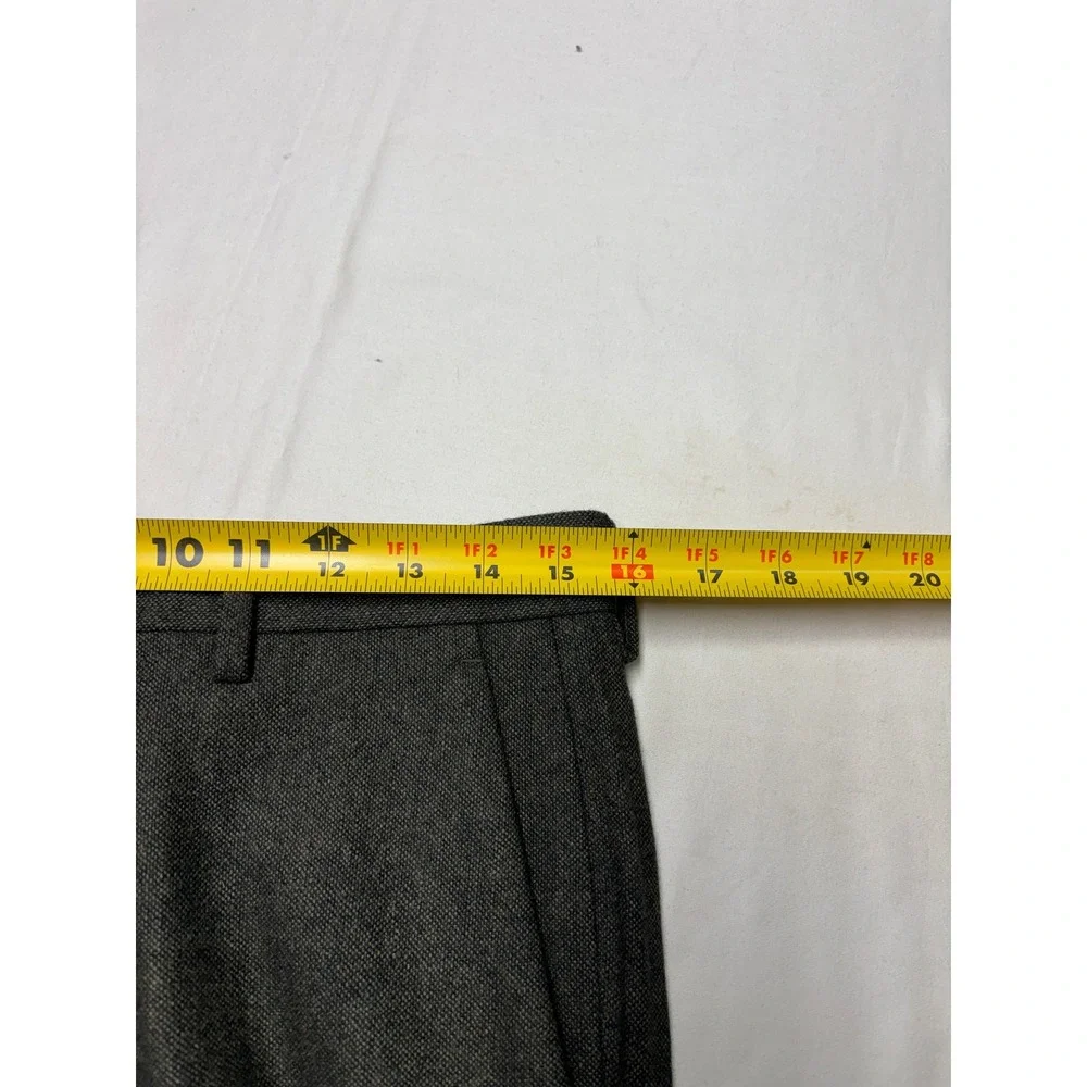 J.Crew Thompson Mens Charcoal Wool Blend Dress Pants 31x32 AA552 FA20